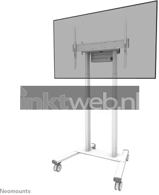Neomounts FL55-875WH1 | Gemotoriseerde TV vloersteun wit
