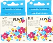 FLWR HP 56 en 57 Multipack zwart en kleur Front box