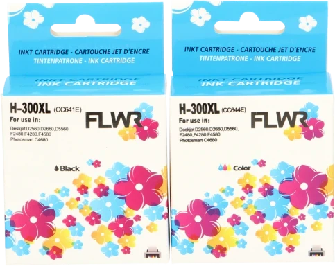 FLWR HP 300XL Multipack zwart en kleur