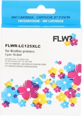 FLWR Brother LC-125XLC cyaan