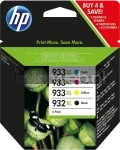 HP 932XL / 933XL Multipack zwart en kleur (Origineel Hoge Capaciteit)