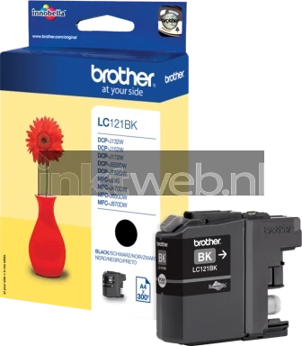 Brother LC-121BK zwart