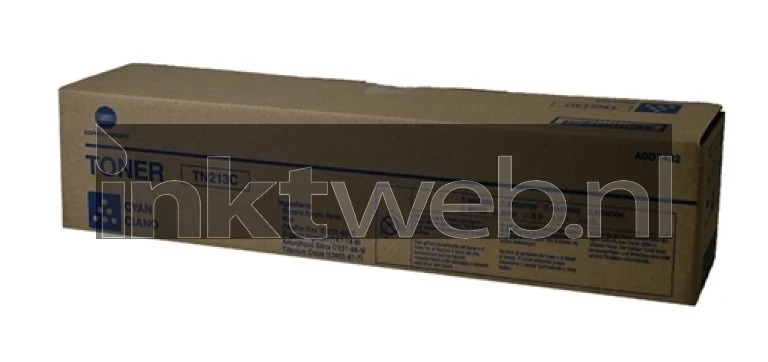 Konica Minolta TN-213C cyaan Front box