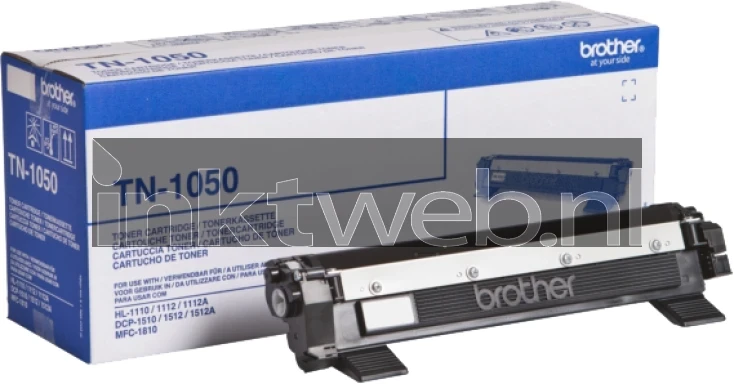 Brother TN-1050 zwart Combined box and product