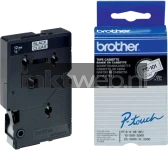 Brother TC-101 zwart op transparant breedte 12 mm