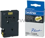 Brother TC-691 zwart op geel breedte 12 mm