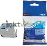 Brother MK-521BZ zwart op blauw breedte 9 mm