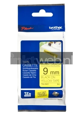 Brother TZE-S261 sterk klevend zwart op wit breedte 36 mm
