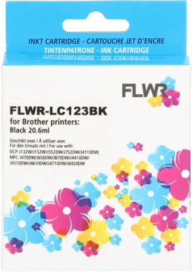 FLWR Brother LC-123 zwart