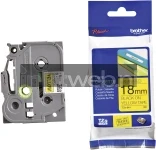 Brother TZE-641 zwart op geel breedte 18 mm