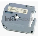 Brother HGE-261V5 zwart op wit breedte 36 mm