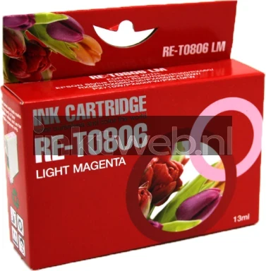 Huismerk Epson T0806 licht magenta