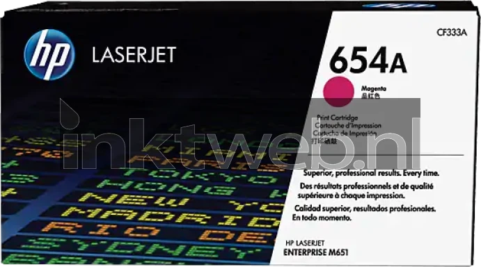 HP 654A magenta