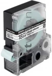 Epson LC-5TBW9 zwart op transparant breedte 18 mm