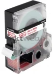 Epson LC-5WRN9 rood op wit breedte 18 mm