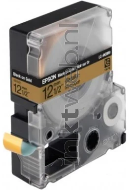 Epson LC-4KBM9 zwart op geel breedte 12 mm