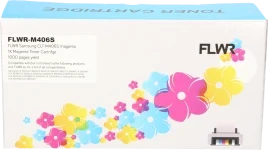 FLWR Samsung CLT-M406S magenta (Huismerk (compatible))