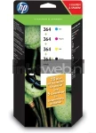 HP 364 Multipack zwart en kleur (Origineel)