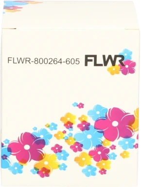 FLWR Zebra verzendlabels 102 mm x 150 mm  wit