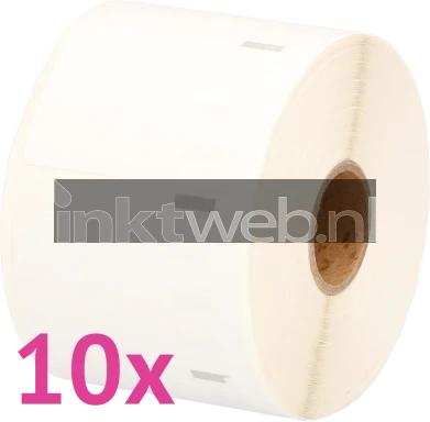 FLWR Dymo 11354 10-Pack 32 mm x 57 mm  wit
