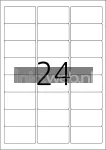 4645 63,5x33,9 MM sticker Product only