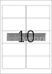 10307 96x50,8 MM sticker Product only