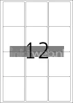 4266 63,5x72 MM sticker Product only