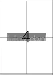 4454 105x144 MM sticker Product only