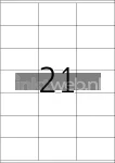 4473 70x41 MM sticker Product only