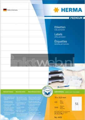 Herma 4459 70x16,9MM