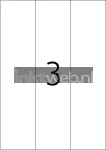 4657 70x297MM sticker Product only
