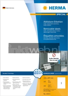 Herma 10315 210x297MM