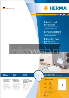 Herma 4664 210x99MM