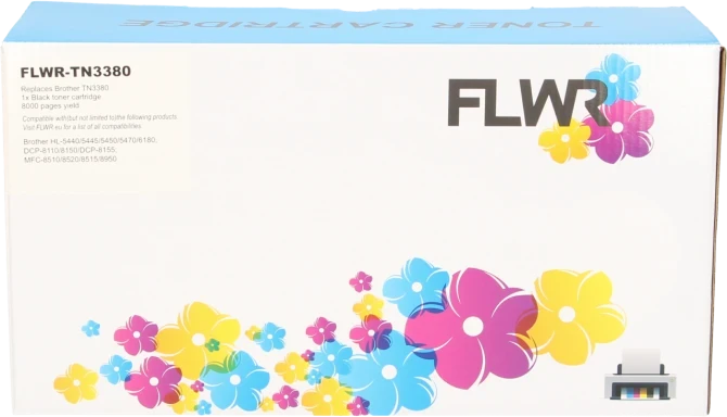 FLWR Brother TN-3380 zwart