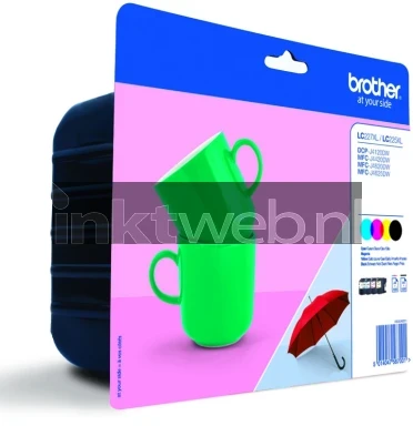 Brother LC-227XL Multipack zwart en kleur