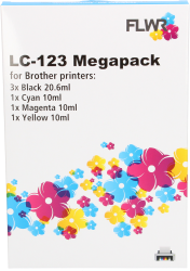 FLWR Brother LC-123 Megapack Front box