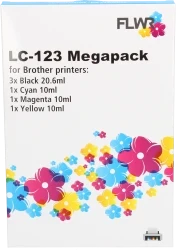 FLWR Brother LC-123 Megapack Front box