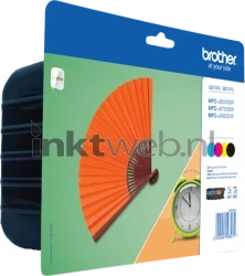 Brother LC-129XL Multipack zwart en kleur Front box