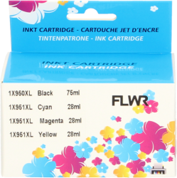 FLWR HP 950XL / 951XL 4-pack zwart en kleur Front box