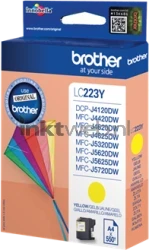 Brother LC-223Y geel Front box