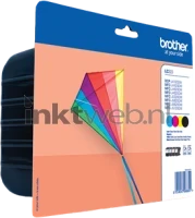 Brother LC-223 Multipack (MHD 2017/2022/Aug 23) zwart en kleur