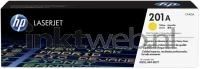 HP 201A (Sticker resten) geel