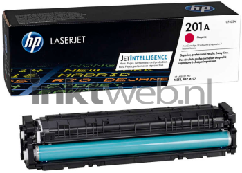 HP 201A magenta Combined box and product