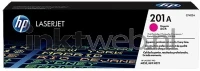 HP 201A (Sticker resten) magenta