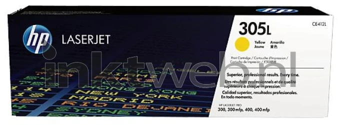 HP 305L geel Front box