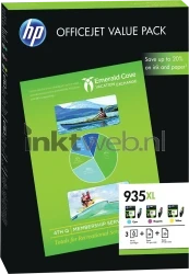 HP 935XL Office value pack kleur Front box