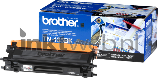 Brother TN-135BK zwart Combined box and product