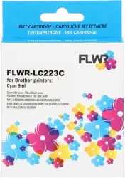 FLWR Brother LC-223C cyaan Front box