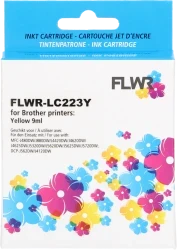 FLWR Brother LC-223Y geel Front box