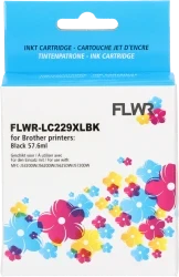 FLWR Brother LC-229BK zwart Front box